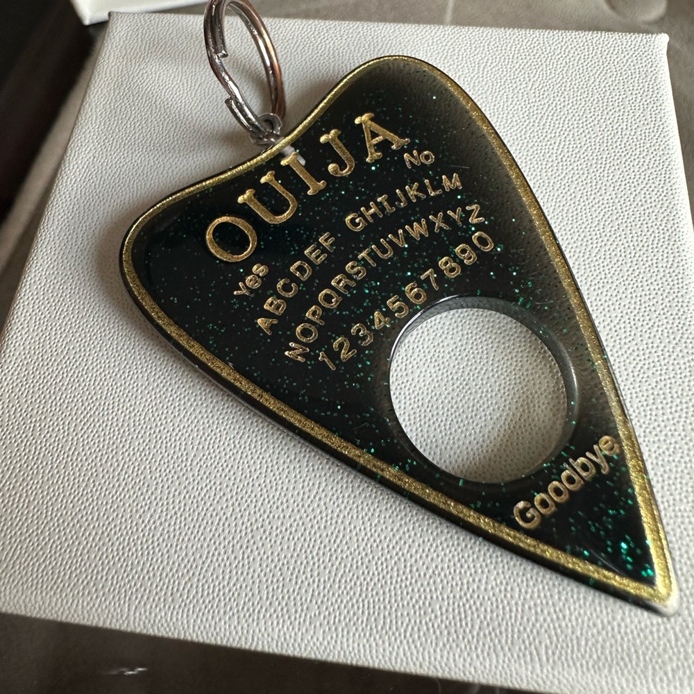 Acrylic Ouija keychain